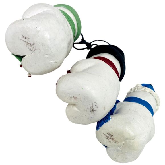 Christmas tree Ornament Lot Holiday Nativity Snowman Boots Pig Mouse Rat Vintage - Picture 5 of 16